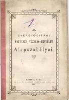 1901 A Gyergyó-Ditrói Önkéntes Tűzoltó-Testület Alapszabályai; Ditró és Szárhegy Közbirt. nyomda / Statuten der  Freiwilligen Feuerwehrkörperschaft von Gyergyó-Ditró; Ditró és Szárhegy Öffent. Druckerei, Ditró