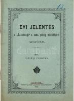 1904 Évi jelentés a Széchényi szabadkőműves páholy működéséről 1903; Sopron, Romwalter Alfréd műintézete / Jahresbericht über das Wirken der Freimaurerloge Széchenyi aufs Jahr 1903; Sopron, Alfred Romwalter