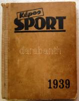 1939 Képes Sport teljes első évfolyama bekötve, sérült gerinc