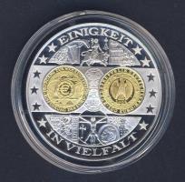 Németország 2007. "1200 éves a német pénzverés" bimetál Ag emlékérem T:PP