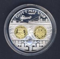 Németország cca 2007. "1200 éves a német pénzverés" bimetál Ag emlékérem T:PP