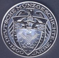 Németország cca 2007. "1200 éves a német pénzverés" bimetál Ag emlékérem T:PP