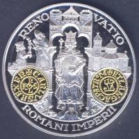 Németország cca 2007. "1200 éves a német pénzverés" bimetál Ag emlékérem T:PP