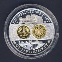 Németország cca 2007. "1200 éves a német pénzverés" bimetál Ag emlékérem T:PP