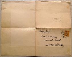 1910 Petelei István író halotti értesítője