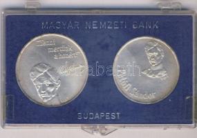 1973. 50Ft Ag + 100Ft Ag "Petőfi" T:BU eredeti MNB plasztiktokban!