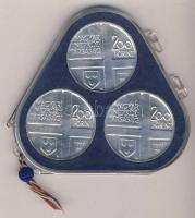 1977. 200Ft Ag 3klf db "Festők II. Mányoki, Rippl-Rónai, Csontváry" sor T:BU eredeti plomb...