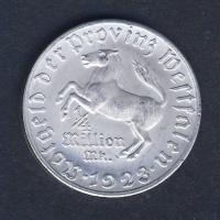 Németország / Westfalien tartomány 1923. 1/2 Million Mark Al szükségpénz T:2+,2