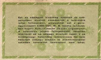 1946. 50.000AP (3x) közte sorozat/sorszám nélküli is T:II,III