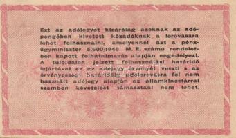1946. 500.000AP (2x) + 1.000.000AP (2x) +  10.000.000AP közte anyag, szín, vízjel eltérések! T:I-,II...