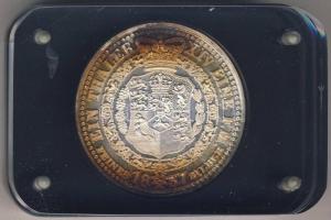 Németország/Hannover 1837A. "Wilhelm IV" 1 Thaler Ag 1987-es újverete műanyag tartóban T:P...