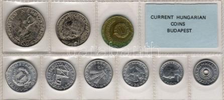 1979 Forint-fillér soreredeti műanyag kiszerelésben 2f-10Ft T:BU