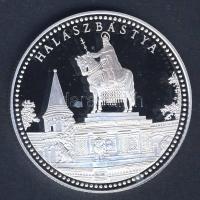 DN "Budapest nevezetességei-Halászbástya" Ag emlékérem 31,104g (1oz) T:PP