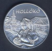 2003. 5000Ft Ag "Hollókő" T:BU Csak 5000db! Tanúsítvánnyal!