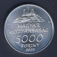 2003. 5000Ft Ag "Hollókő" T:BU Csak 5000db!