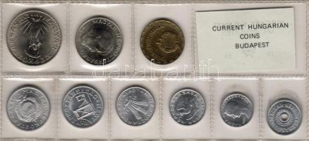 1981 Forint-fillér soreredeti műanyag kiszerelésben 2f-10Ft T:BU