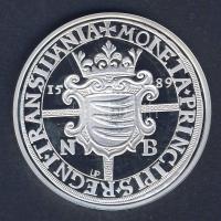 1589. Tallér Ag "Báthory Zsigmond" modern utánveret T:PP Tanúsítvánnyal! Csak 2000db!