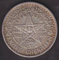 Marokkó 1956. 500Fr Ag V.Mohammed T:2/2-