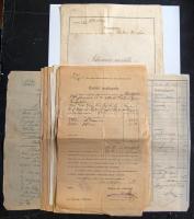 19 db okmány az 1890-1920-as évekből