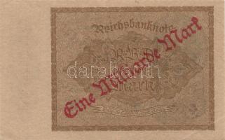 Németország/Weimari Köztársaság 1922. 1000M "Eine Milliarde Mark" felülnyomással (2x) egyu...