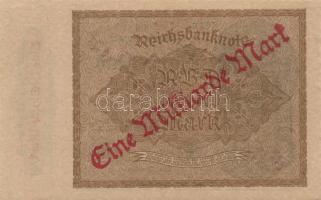 Németország/Weimari Köztársaság 1922. 1000M "Eine Milliarde Mark" felülnyomással (2x) egyu...