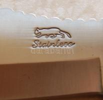 Stainless márkájú tőr eredeti vászontokban 170mm-es pengehosszal, új állapotban