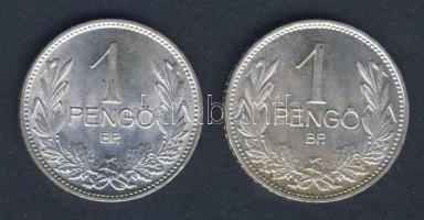 1938-1939. 1P (2x) Ag T:2+