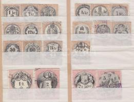 1880 Okmánybélyeg sor 20 db klf értéke
