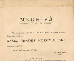 1910 A Poel-Cedek Nyitrai Izr. Betegsegélyező- és Temetkezési Egylet zárszámadása / Schluss-Rechnung des Isr. Krankenhilfs- und Beerdigungsvereins Poel-Cedek in Nyitra
