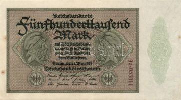 Németország/Weimari Köztársaság 1923. 500.000M T:II hajtatlan