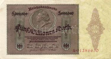 Németország/Weimari Köztársaság 1923. 5.000.000M T:II-