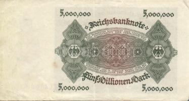 Németország/Weimari Köztársaság 1923. 5.000.000M T:II-