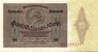 Németország/Weimari Köztársaság 1923. 5.000.000M T:I-
