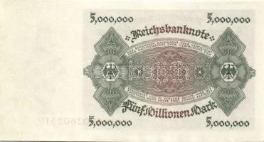 Németország/Weimari Köztársaság 1923. 5.000.000M T:I-