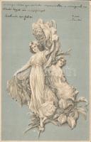 Art Nouveau Emb. litho