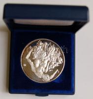 Dekoratív modern emlékérem "Panrusgáz" ezüstözött fém, díszdobozban T:PP