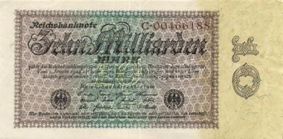 Németország/Weimari Köztársaság 1922. 5000M + 10.000M + 1923. 10.000.000M T:II