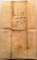 1800!! Georgius Kurbély Pristina Csanády érseki kinevezése fehér nagy pecséttel