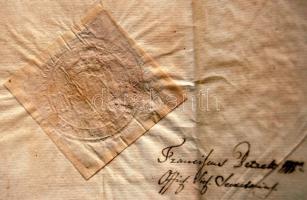 1800!! Georgius Kurbély Pristina Csanády érseki kinevezése fehér nagy pecséttel