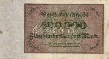 Németország/Weimari Köztársaság 1923. 500.000M (2x) T:II,III+
