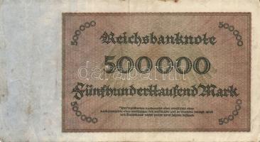 Németország/Weimari Köztársaság 1923. 500.000M (3x) T:III+