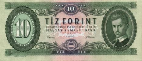 1962. 10Ft (6x) T:II,III