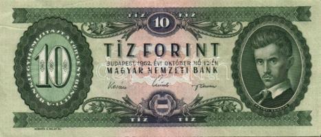 1962. 10Ft (6x) T:II,III