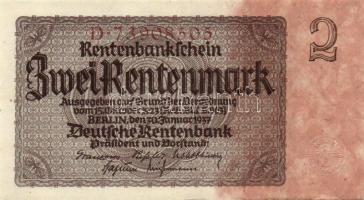Németország/Weimari Köztársaság 1937. 1RM + 2RM (2x) T:I- (kis folt), II