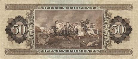 1969. 50Ft + 1983. 50Ft + 1989. 50Ft + 1986. 50Ft (2x) egymásutáni sorszámmal T:II,II-