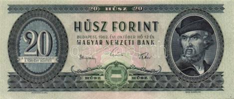 1962. 20Ft (2x) + 1965. 20Ft + 1969. 20Ft + 1975. 20Ft + 1980. 20Ft T:II,III