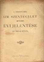 1900 A Debreczeni Chewra Kadisa zárszámadása; Hoffman és Kronovitz nyomdája / Schlussrechnung der Debreczener Chewra Kadisa; Hoffmann és Kronowitz Druckerei