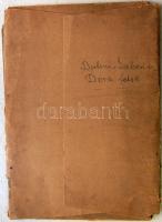 10 db Ch. Merthelomier (Paris Montmartre kb. 1920-1935) szoba enteriőr 220x300 mm