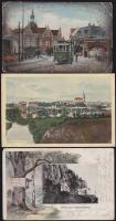35 db régi Osztrák és Cseh képeslap, érdekesebb városokkal / 35 Austrian and Czech cards