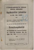 1904 A Temesvár-gyárvárosi izr. status-quo hitközség elnökségének ügykezelési jelentése; Csendes J. nyomdája / Verwaltungsbericht des Präsidiums der Temesvár-Fabrikstädter isr. Status-Quo Gemeinde; Csendes J. Druckerei